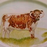 "Longhorn Plate" Unique Hand Painted Plate.