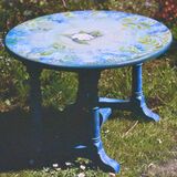 Hand Painted Table. Past commission.