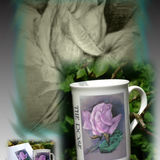 Limited Edition Printed Rose Mugs £7.99 Each + £5. P&P