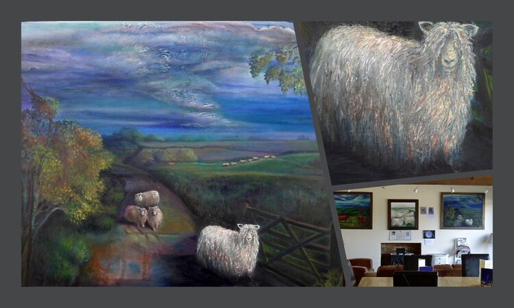Sheep in the Lincolnshire Landscape N.F.S.
