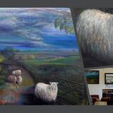 Sheep in the Lincolnshire Landscape N.F.S.