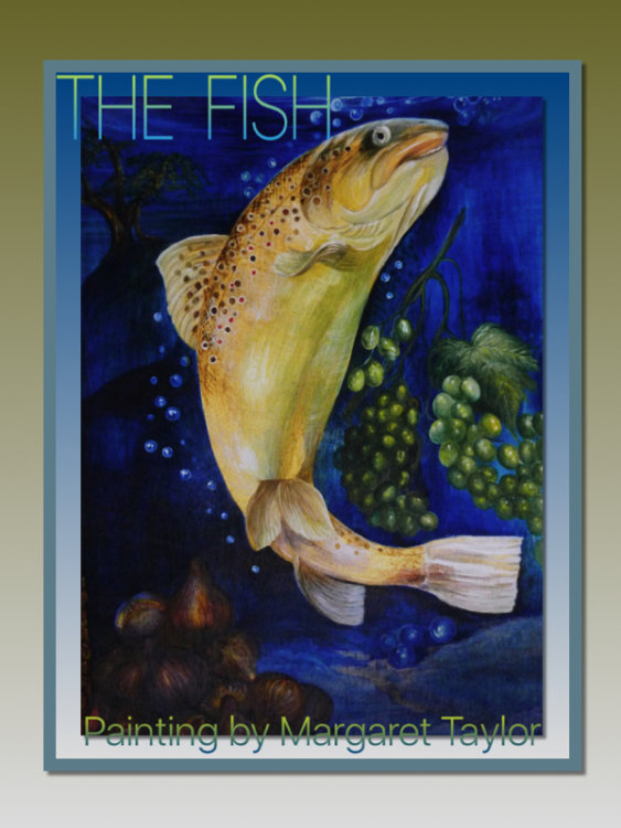 'The Fish' Painting on Wood. N.F.S.