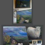 'Sheep in the Lincolnshire' Showing size + detail