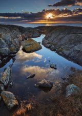 Sunset near Aberffraw, Anglesey