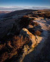 Baslow Edge, winter's morning