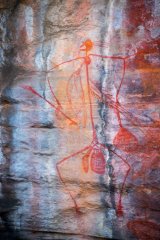 Aboriginal rock art, Kakadu, Northern Territory, Australia