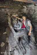 Grinding corn in a small communally owned water mill in the village of Theth in Northern Albania.<br><br><br><br><br><br><br><br>
