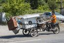Collecting scrap metal, Near Shkodra, Northern Albania.<BR><BR><BR><br><br><br>
