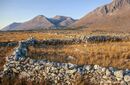 Dry stone walls and barren hills, looking towards Boulari from near Gerolimenas in the Deep Mani.<BR><BR><BR><br><br><br><br><br>