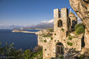 The 13th century Byzantine church of Odigitria, known locally as Agitria, near the village of Stavri in the Deep Mani. <BR><BR><BR><br><br><br><br>