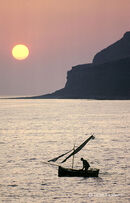 Sunset across Itylo bay and the Messinian Gulf from Limeni.<BR><BR><BR><br><br><br><br><br>