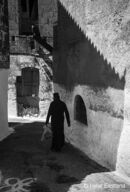 traditional stone houses in the village of Proastio, near Kardamyli in the Outer Mani, Southern Peloponnese, Greece.<br><br><br><br><br><br>