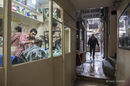 Barbers shop in the Grand Bazaar, Istanbul. <br><br><br><br><br><br>