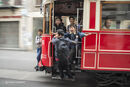 Kids on the tram in Istiklal Caddesi, Istanbul. <br><br><br><br><br><br>