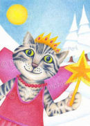 Mytha was dressed for the panto