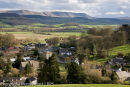 Clyro Village And View To Black Mountains