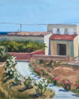 The View from Villa Zografia, Crete