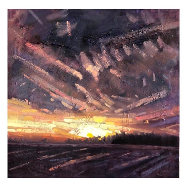 Sunset over Houghton