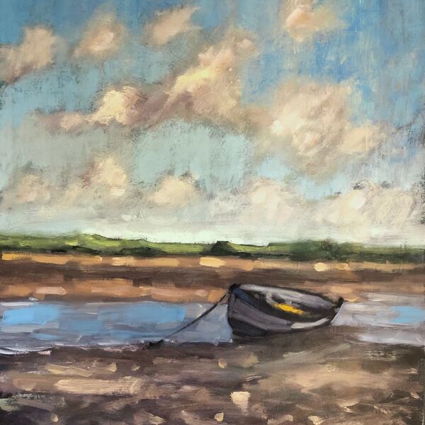 Boat at Overy Staithe