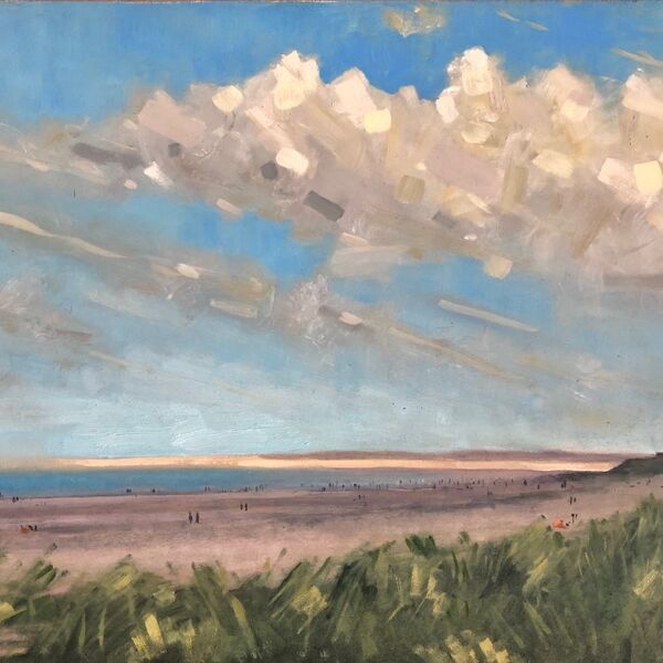 Brancaster Beach on a summer day