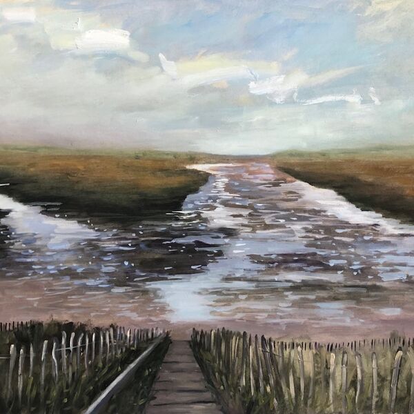 Holkham at low tide (sold)