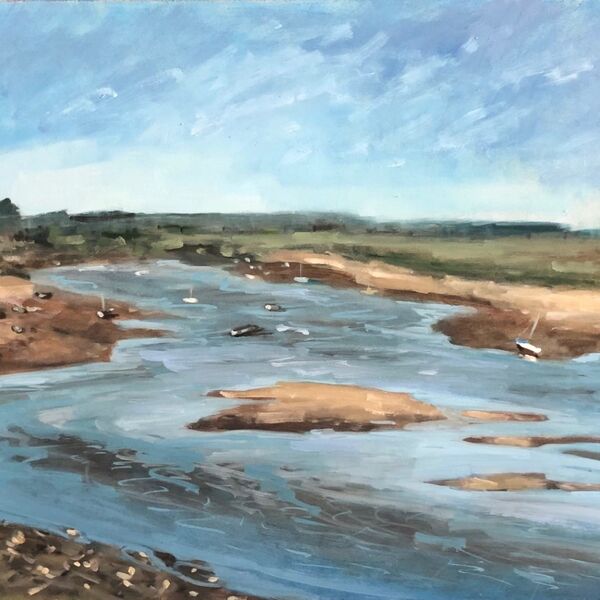 Turning tide, Burnham Overy Staithe (sold)