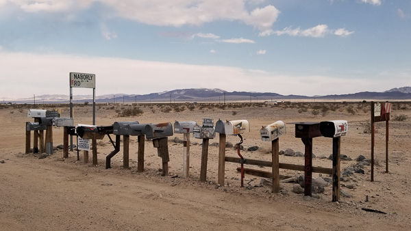 3rd Place Print - Naborly Road in Wonder Valley