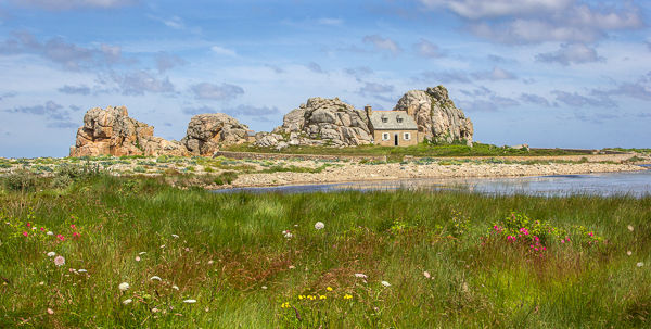 HC= Print - Le Gouffre du Castel - Meur, Brittany