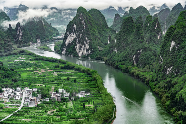 Early Morning View of River Li