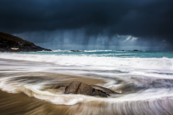 Storm Doris at Portheras