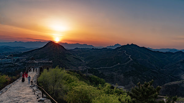 Sunset on The Great Wall