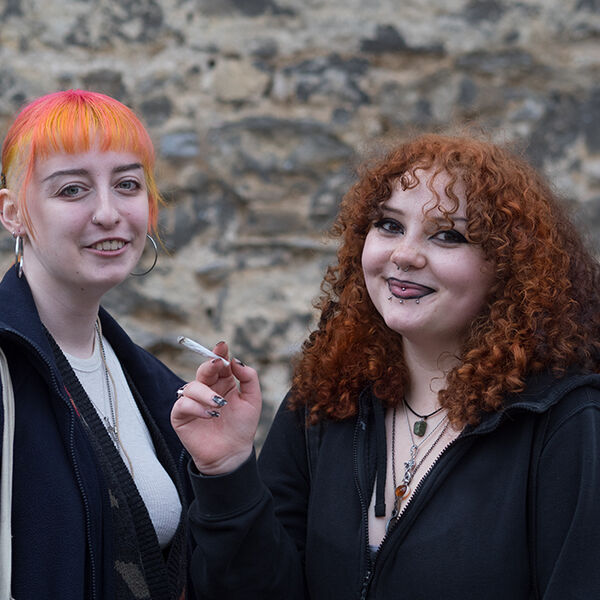 A brief walk in Oxford. Amber and Rachel