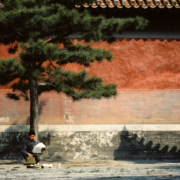 Artist, Forbidden City, Peking, China 1982