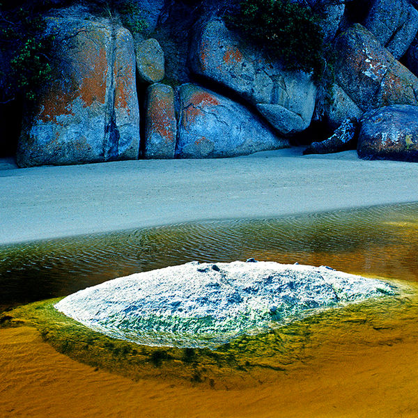 Brown beach stream, Wilson's Promontary, Australia