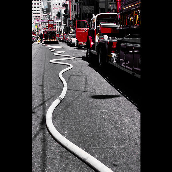 Fire hose, New York c.1976