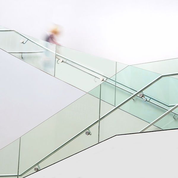 Glass staircase