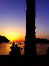 Sundowner time.