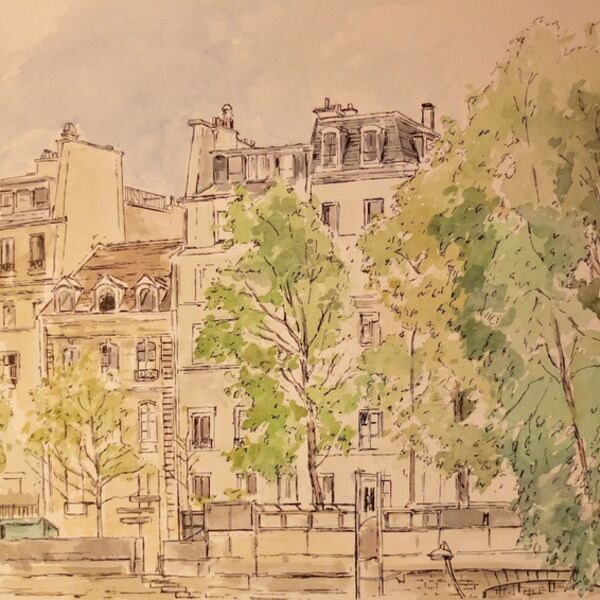 View over the Seine 2