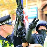 English Defence League March Manchester UK