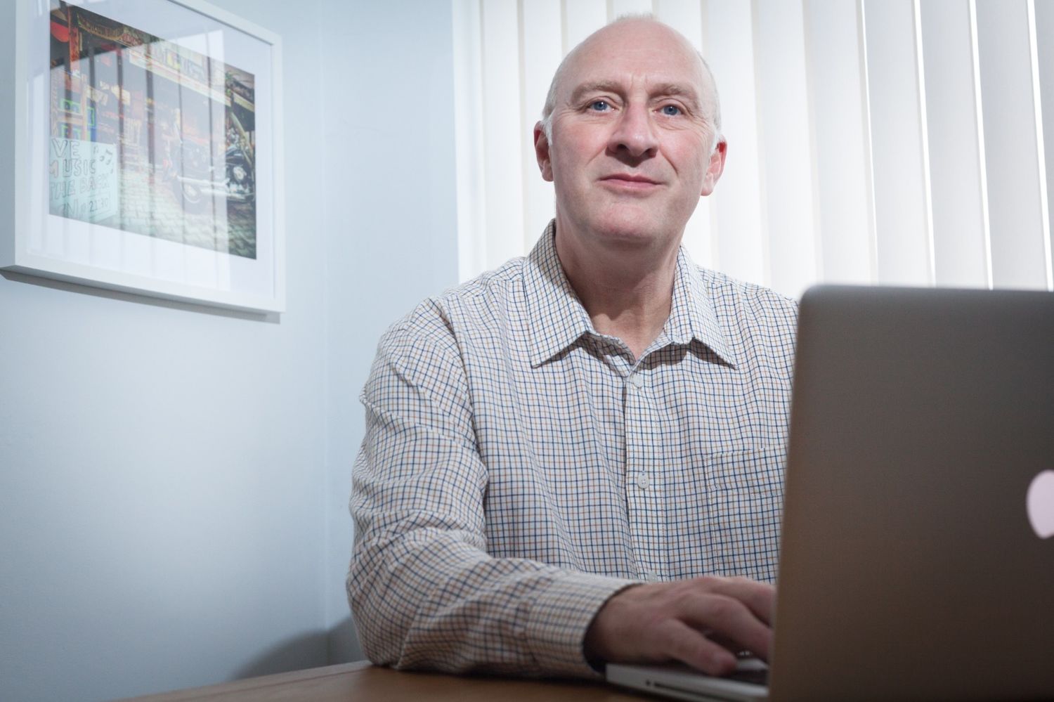 Peter At Work Editing Images