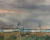 Boats on the beach Aldeburgh