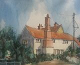 Dedham Hall across the car park
