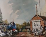 Harry King's Boatyard at Pin Mill
