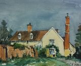 Storm gathering over Dedham Hall