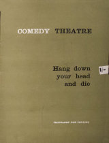 Comedy Theatre London - programme