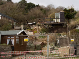 Monmouth Beach landslip-3993
