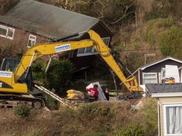 Monmouth Beach landslip-4006