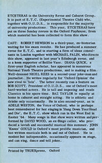 A Weekend Revue - programme 03