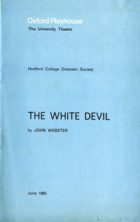 Oxford University Student Theatre 1963 - 1967