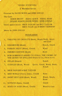 Yours Etcetera - programme 02